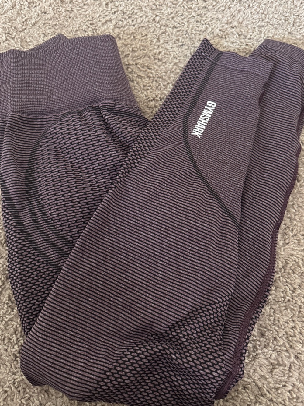 Gymshark Plum Seamless High-Rise Leggings